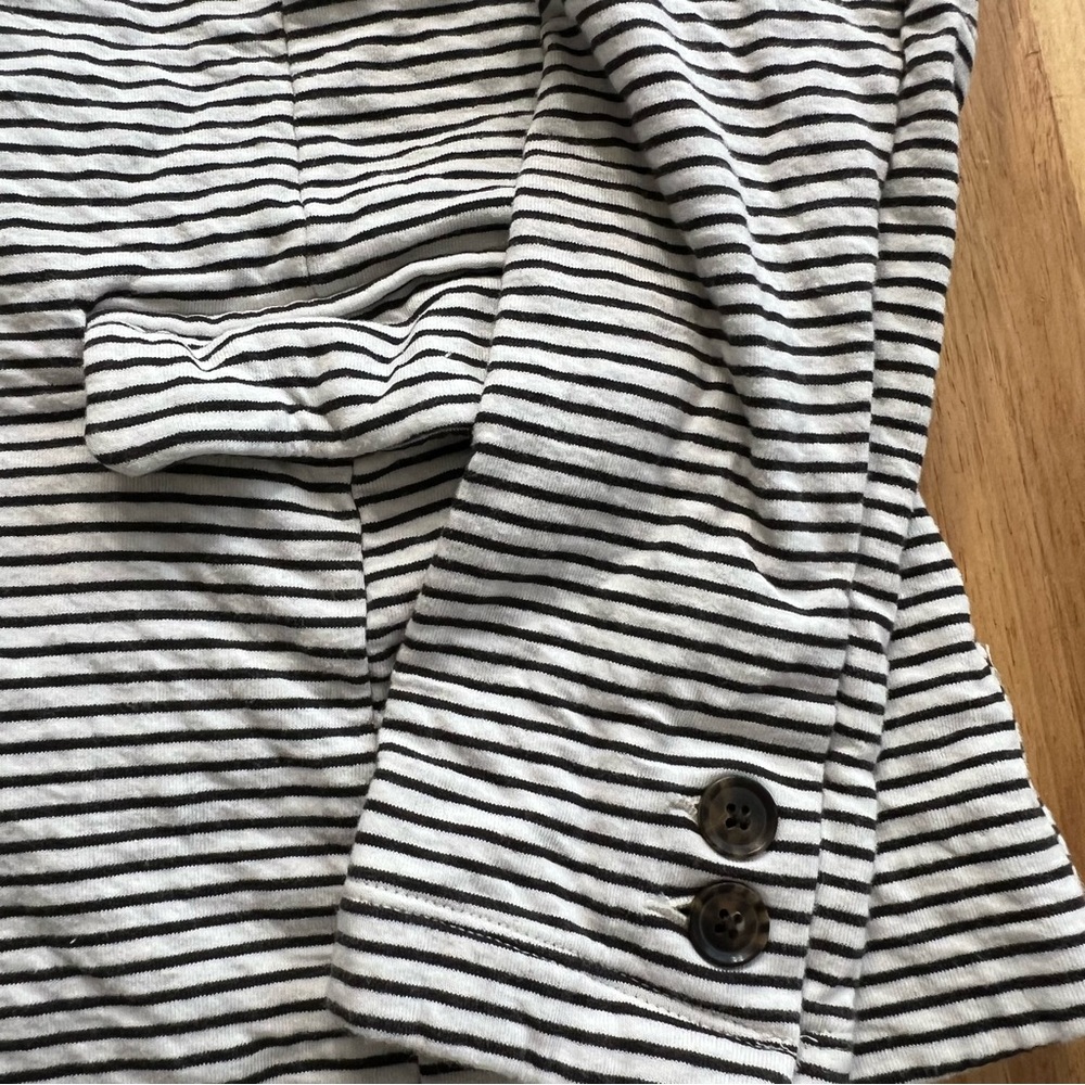 Banana Republic Striped Blazer Jacket Women’s Medium - Picture 3 of 5
